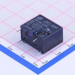 JZC-32F-024-HSL3 Power Relay Through hole,10.2x18.4mm Relay 24V 1 Normally Open: 1A (SPST-Normally Open)::: 4 3A-30VDC/3A-250VAC - Product Image 1