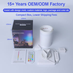 مصمم شمالي فاخر RGBIC ضوء قائم موسيقى متزامن خافت زخرفي حديث <span class=keywords><strong>Led</strong></span> رغم - Product Image 4