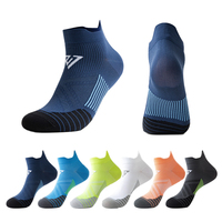 Chaussettes de compression de sport unisexes de haute qualité, antibactériennes, anti-odeurs, à séchage rapide, mini-collants respirants en nylon