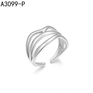 Anillo de Moda Amy Amy A3099 de Acero Inoxidable, Estilo Geométrico Moderno, Joyería de Uso Diario para Mujer, Regalo - Product Image 1