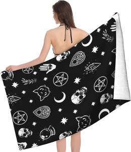 <span class=keywords><strong>Toalla</strong></span> de <span class=keywords><strong>Playa</strong></span> Personalizada de Microfibra con Diseño de <span class=keywords><strong>Calavera</strong></span> del Día de los Muertos, Antiarena, de Alta Absorbencia y Secado Rápido para Gimnasio y <span class=keywords><strong>Playa</strong></span> - Product Image 3