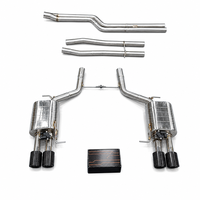 Système d'échappement Catback en acier inoxydable Performance Valvetronic pour Série 5 525i 528i 535i F10 3.0T Finition polie miroir 1,5 mm