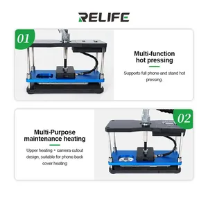 Plateforme de maintien sous pression chauffante RELIFE LS5 SE, ensemble d'outils de pression pour la <span class=keywords><strong>réparation</strong></span> de l'<span class=keywords><strong>écran</strong></span> LCD de <span class=keywords><strong>téléphone</strong></span> <span class=keywords><strong>portable</strong></span>, <span class=keywords><strong>kit</strong></span> de <span class=keywords><strong>réparation</strong></span> de la coque arrière - Product Image 4
