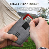 Dompet Kulit PU Pendek Model Baru RFID dengan Engsel, Kantong Tarik Depan, Tempat Kartu Magnetik, Tipis, Terbuka, Laris Manis