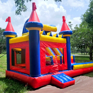 Promotion : <span class=keywords><strong>Château</strong></span> <span class=keywords><strong>Gonflable</strong></span> Professionnel Commercial avec Toboggan Sec pour Enfants - Product Image 5