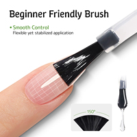 HEMA FREE Vernis Gel UV Transparent Doux pour Manucure à Domicile et Salon, Respectueux de l'Environnement, Facile à Appliquer, Tenue 3-4 Semaines