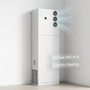 Sistema ERV de Pie con Control Remoto, Purificación Rápida de 900m/h, Calefacción Eléctrica - Product Image 1