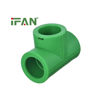 IFAN Vente en gros de matériaux de plomberie PPR, raccords de tuyauterie en plastique, coudes, tés, manchons et raccords d'eau PPR