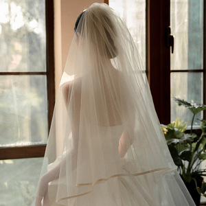 Satin Wedding Dress Ball Gown Strapless Natural Waist <b>Floor</b> Length Train Gown Simple Style For Summer - Product Image 4