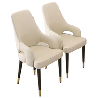 Chaises de table à manger pour la maison confort moderne meubles en cuir pour un usage domestique