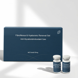 Kit de Suero de Fibronectina Fermentada (6 Piezas/Set) con <span class=keywords><strong>Ácido</strong></span> <span class=keywords><strong>Hialurónico</strong></span> en Polvo Liofilizado para el Cuidado Diario de la Piel, Solución Revitalizante - Product Image 1