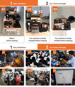 Yoshan Professionelles Set – Kommerzieller Elektrischer Gas-Kaffeeröster <span class=keywords><strong>30kg</strong></span> 20kg 12kg 10kg 6kg 5kg – Kaffeebohnen-Röstmaschine zum Verkauf - Product Image 4