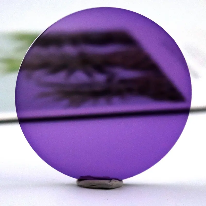 1.56 UV420 photochromic photo purple CR39 optical eyeglasses lens
