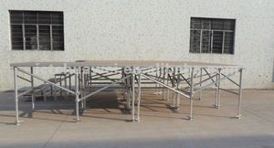 <span class=keywords><strong>Plataforma</strong></span> de Exhibición Plegable de Aleación de Aluminio con Certificación TUV, Ajustable, Portátil, <span class=keywords><strong>para</strong></span> Bodas, al <span class=keywords><strong>Mejor</strong></span> Precio - Product Image 6