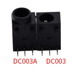 Vendita calda DC003 DC003A 30V 0.5A DC presa di corrente 3 PIN DC jack presa di ricarica campione gratuito