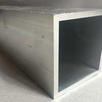 Tube carré en alliage d'aluminium 6082 T6, tube creux 6061, 6061 6063, 3x3 pouces, pulvérisé