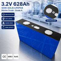 Batería Prismática de Litio-Ferrofosfato (LiFePO4) Semisólida de 3.2V y 628Ah, Recargable, de Alta Capacidad, para Embarcaciones Marinas, Venta al Por Mayor