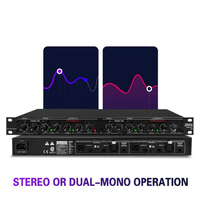 Limiteur de compresseur professionnel 266XL, processeur audio numérique double canal haute précision, utilisé pour les systèmes de sonorisation de scène