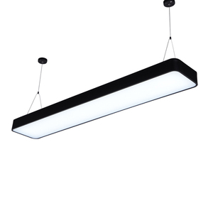 Ultra-sottile rettangolare semplice listello <span class=keywords><strong>a</strong></span> LED profilo pendente Linkable pannello lineare luce incassata LED con alta visibilità - Product Image 5