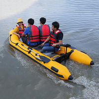 Meilleure vente Heavy-Duty 3-Person 2.6 M Bateau gonflable Série 3 Kayak pour les sports nautiques et le canoë de pêche en radeau