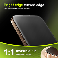 Protection d'écran en verre trempé pour la confidentialité 360 °   Film de protection anti-espion 4 voies pour iPhone 16 17 Pro Max, verre mobile mat