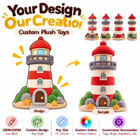 Fabricant OEM/ODM de jouets en peluche personnalisés : Adorables peluches château rose douces au toucher pour cadeaux de fêtes et merchandising