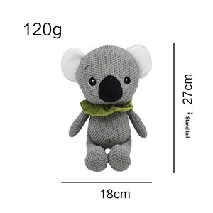 Jouet en peluche tricoté à la main sur mesure, lion, hibou, renne, amigurumi doux, animal en peluche, vente en gros, OEM, cadeau pour bébé - Product Image 6