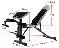 2023 nouveau multifonction équipement de Fitness exercice Commercial banc assis banc de gymnastique réglable