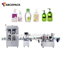 Unité d'embouteillage automatique contrôlée par PLC pour pâtes, liquides, réactifs et huiles, avec fonctions de remplissage, de bouchage et d'étiquetage