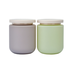 Pot cosmétique rond en plastique mat, 250g, 300g, 500g, vide, pour crème, shampoing, beurre corporel, gommage, avec logo personnalisé - Vente chaude - Product Image 4