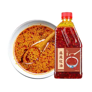 Chinês tradicional condimentos dip sichuan molho quente quente chilli