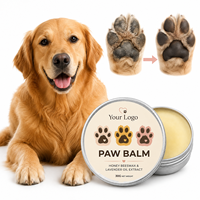 Baume pour pattes de chien biologique anti-inflammatoire à étiquette privée, adoucissant et hydratant pour pattes sèches et gercées, produits pour animaux de compagnie de qualité supérieure