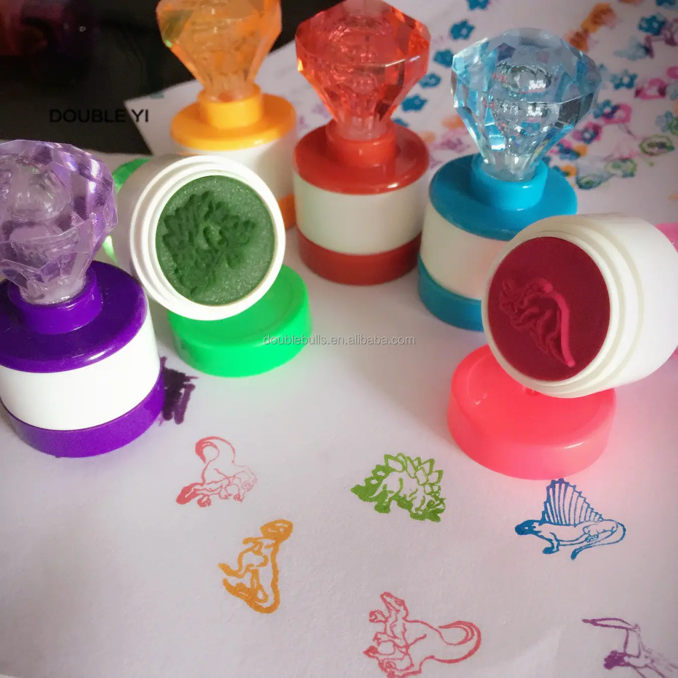 Großhandel Glowing Diamond Kids Toy Stamp