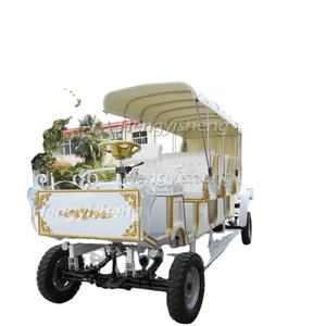Carruaje de caballos turístico blanco personalizado modelo eléctrico chino económico - Product Image 5