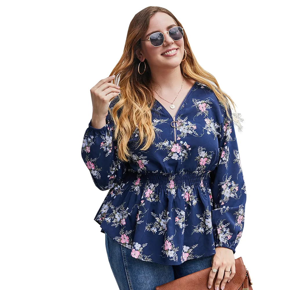 Impreso blusa camisa de las mujeres de gasa con manga corta blusas de mujeres, 2020 mujeres Tops blusa y elegante mujer