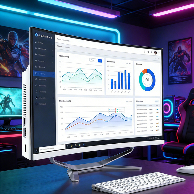 2026 WANDONG All-In-One Computers 24 Inch 1TB HDD Win10/11, Crayfish Smooth All in One PC for School Business