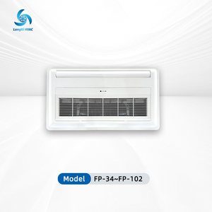 คอยล์พัดลมแบบคาสเซ็ตทางเดียวสำหรับโรงแรม, ตัวระบายความร้อนด้วยน้ำสำหรับห้างสรรพสินค้าในฤดูหนาว - Product Image 1