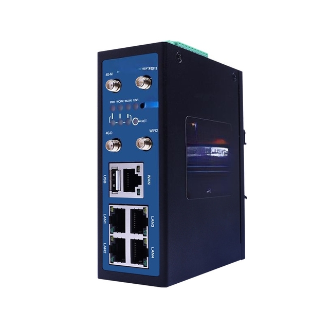 PUSR 4G Industrial Router Wireless Card Insertion Serial Port DTU Networking DI/DO Analog Quantity Full Network G809