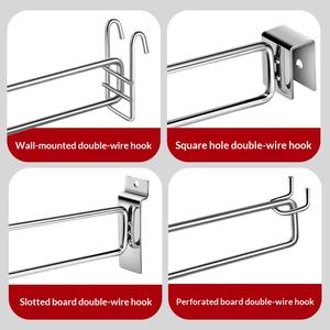 Gancho para Productos de Uñas, Gancho Plateado para Exhibición de Uñas - Product Image 2