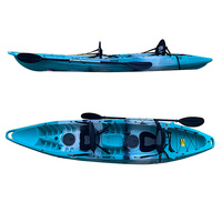 Canne à pêche gonflable double, kayak pour 2 personnes, en solde