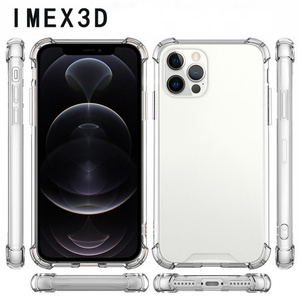 Funda de Alta Calidad 2 en 1, Transparente y Cristalina para iPhone 13 14 Pro Max, Diseño Personalizado, TPU+PC, Funda Rígida - Product Image 2