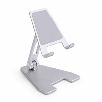 Support de téléphone pliable en alliage d'aluminium pour jeux, support de bureau réglable sur deux axes pour tablette, smartphone, iPad, portable