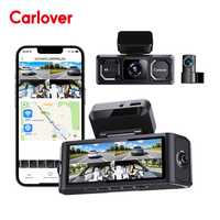 Caméra de tableau de bord 4K dissimulée pour voiture, 4 caméras, écran IPS 3,39 pouces, WIFI, moniteur de stationnement DVR avec capteur G, prête à être expédiée