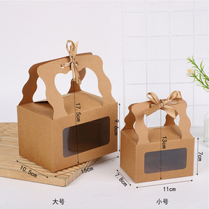 Scatola Regalo Portatile Trasparente con Finestra, Ecologica, per Bomboniere, Cioccolatini, Caramelle e Snack per <span class=keywords><strong>Feste</strong></span> - Product Image 5