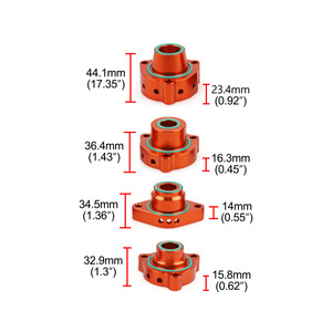 Base de soupape de décharge en alliage d'aluminium BOV101, plusieurs modèles, ajustement universel pour la mise à niveau et la rénovation - Product Image 1