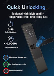 Serratura Digitale Premium in Acciaio Inox 304, Impermeabile, Resistente alle Intemperie, WiFi Tuya Smart Life, con Impronta Digitale, TTLock, RFID, NFC - Product Image 3