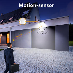 Factiory Supply Ip65 Waterdichte Groothoek Bewegingssensor Afstandsbediening Integreren Split Zonne-Verlichting 200Leds Verlichting Voor Tuin - Product Image 5