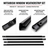 5727A351 5727A352 5757A107 5757A108 Joint d'étanchéité de garniture de porte et de vitre de remplacement pour Mitsubishi Montero Pajero 2008-2015