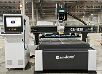 Nouvelle machine de gravure sur bois en Chine pour l'usine d'aluminium, sur mesure CA-1530, routeur CNC