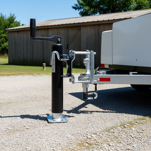 Piedino di supporto per rimorchio da 10 pollici, capacità 2000 libbre, fissaggio a bullone per rimorchi - Product Image 2